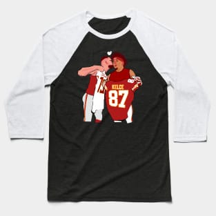 Patrick mahomes 15 x Travis KELCE 87 - Teammate Baseball T-Shirt